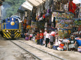 Aguas Calientes, Tourist Town Below Inca Ruins, Built Round Railway, Machu Picchu, Peru Photographic Print by Tony Waltham