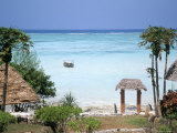 Indian Ocean from the Ras Nungwi Beach Hotel, Zanzibar, Tanzania, East Africa, Africa Photographic Print by D H Webster