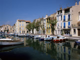 View Across Canal to Colourful Houses, Martigues, Bouches-Du-Rhone, Provence, France Photographic Print by Ruth Tomlinson