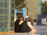 Pilgrims at the Shrine of Hazrat Ali, Who was Assassinated in 661, Mazar-I-Sharif, Afghanistan Photographic Print by Jane Sweeney