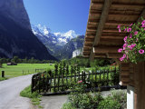 View to the Breithorn, Lauterbrunnen, Bern, Swiss Alps, Switzerland Photographic Print by Ruth Tomlinson