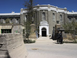 Concrete Barricade to Stop Suicide Bombers Outside Kabul Museum, Kabul, Afghanistan Photographic Print by Jane Sweeney