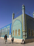 Father and Son Amputees Outside the Shrine of Hazrat Ali, Mazar-I-Sharif, Afghanistan Photographic Print by Jane Sweeney