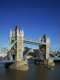 Tower Bridge Open, London, England, United Kingdom Photographic Print by Adina Tovy