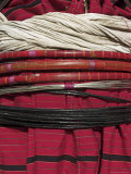 Close-Up of a Paulaung Woman's Dress, Wan Pauk Village, Kengtung, Myanmar Photographic Print by Jane Sweeney