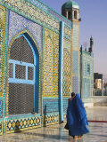 Pilgrims at the Shrine of Hazrat Ali, Who was Assassinated in 661, Mazar-I-Sharif, Afghanistan Photographic Print by Jane Sweeney
