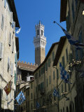 View to the Torre Del Mangia from the Via Giovanni Dupre, Siena, Tuscany, Italy Photographic Print by Ruth Tomlinson