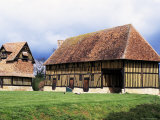 Farm Dating from the 15th Century, and Dovecot, Crevecoeur Manor, Auge, Basse Normandie, France Photographic Print by Guy Thouvenin Farm Dating from the 15th Century, and Dovecot, Crevecoeur Manor, Auge, Basse Normandie, France Photographic Print by Guy Thouvenin