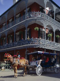 Horse and Carriage in the French Quarter, New Orleans, Louisiana, USA Photographic Print by Adina Tovy