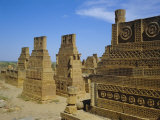 Makli Hill Tombs, Unesco World Heritage Site, Thatta, Sind (Sindh), Pakistan Lámina fotográfica por Doug Traverso