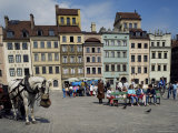 Market Place, Old Town, Warsaw, Poland Photographic Print by Adina Tovy