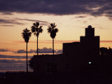 Castle Bil Bil Museum in Silhouette at Sunset, Benalmadena, Costa Del Sol, Andalucia, Spain Photographic Print by Tom Teegan