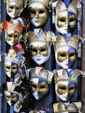 Carnival Masks, Venice, Veneto, Italy Photographic Print by Guy Thouvenin