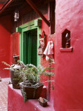 Inner Courtyard of Restored Traditional Pol House, Ahmedabad, Gujarat State, India Photographic Print by John Henry Claude Wilson