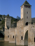 Valentre Bridge, Cahors, Quercy Region, Lot, France Photographic Print by Adam Tall
