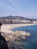 View of Resort Looking North, Lloret Del Mar, Costa Brava, Catalonia, Spain, Mediterranean Photographic Print by Tom Teegan