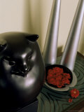 Detail of Objects in the Contemporary Home of a Wealthy Owner from India's Merchant Class, India Lámina fotográfica por John Henry Claude Wilson
