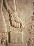 Close up of Carved Relief, Nimrud, Iraq, Middle East Photographic Print by Nico Tondini