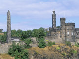 Calton Hill Monuments, Edinburgh, Lothian, Scotland, United Kingdom Photographie par Guy Thouvenin