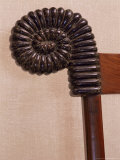 Detail of Dining Room Chair in New Build Home, New Delhi, India Photographic Print by John Henry Claude Wilson
