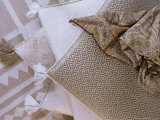 Floor Cushions in Drawing Room of New Build Home, New Delhi, India Photographic Print by John Henry Claude Wilson