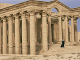 Temple of Mrn, Hatra, Unesco World Heritage Site, Iraq, Middle East Photographic Print by Nico Tondini
