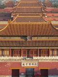 Forbidden City from Above, Beijing, China Photographie par Adam Tall