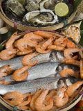 Prawns, Oysters and Sea Bass Photographic Print by Nico Tondini