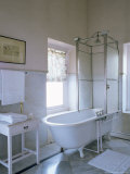 One of the Original Bathrooms from the 1930s and 1940s, Udai Bilas Palace Photographic Print by John Henry Claude Wilson