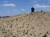 Piles of Stone for Good Luck, Kunya Urgench, Turkmenistan, Central Asia Photographic Print by Occidor Ltd 
