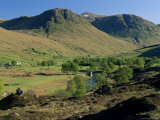 Glen Lyon, River Lyon and Meggernie Castle, Tayside, Scotland, United Kingdom Photographic Print by Adam Woolfitt