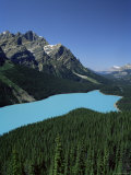 Peyto Lake, Banff National Park, Unesco World Heritage Site, Alberta, Rockies, Canada Photographic Print