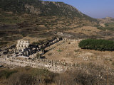 Curetes Way and Library of Celsus, Ephesus, Anatolia, Turkey, Eurasia Photographic Print by Adam Woolfitt