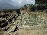 The Theatre at Ancient Sparta, Peloponnese, Greece Photographie par Loraine Wilson