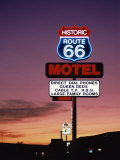 Motel Sign, Route 66, Arizona, USA Lámina fotográfica Motel Sign, Route 66, Arizona, USA Lámina fotográfica