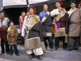 Khampas, Qamdo Monastery, Tibet, China Photographie par Occidor Ltd 