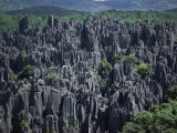 Limestone Stone Forest, Near Kunming, Yunnan Province, China Photographic Print by Occidor Ltd 