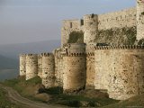 The Krak Des Chevaliers, Crusader Castle, Syria, Middle East Photographic Print by Adam Woolfitt