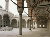 Courtyard, Selimiye Mosque, Edirne, Anatolia, Turkey, Eurasia Photographic Print by Adam Woolfitt