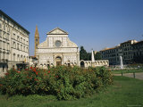 Square and Church of Santa Maria Novella, Florence, Tuscany, Italy Photographic Print by Ken Wilson