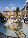 Dela Baraccia Fountain, Rome, Lazio, Italy Photographic Print by Ken Wilson