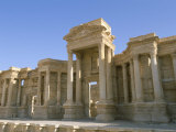 Theatre, Archaeological Site, Palmyra, Unesco World Heritage Site, Syria, Middle East Photographic Print by Alison Wright