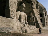 Yungang Buddhist Caves, Unesco World Heritage Site, Datong, Shanxi, China Photographie par Occidor Ltd 