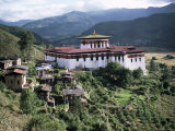 Rimpong Dzong (Monastery), Paro, Bhutan Photographic Print by Occidor Ltd 