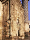 Portal and Minaret, Yakutiye Medressi Mosque, Erzerum, Anatolia, Turkey, Eurasia Photographic Print by Adam Woolfitt