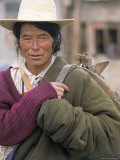 Tibetan Khampa at Manianggo, Sichuan Province, China Photographic Print by Occidor Ltd 