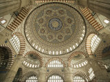 Interior of the Selimiye Mosque, Edirne, Anatolia, Turkey, Eurasia Photographic Print by Adam Woolfitt