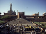 Jami Masjid, Old Delhi, Delhi, India Photographic Print by Adam Woolfitt