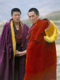 Monks of the Yellow Hat Sect at Garze, Sichuan Province, China Photographic Print by Occidor Ltd 