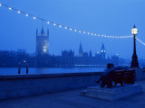 Houses and Parliament from Across the Thames, London, England, United Kingdom Photographic Print by Nick Wood